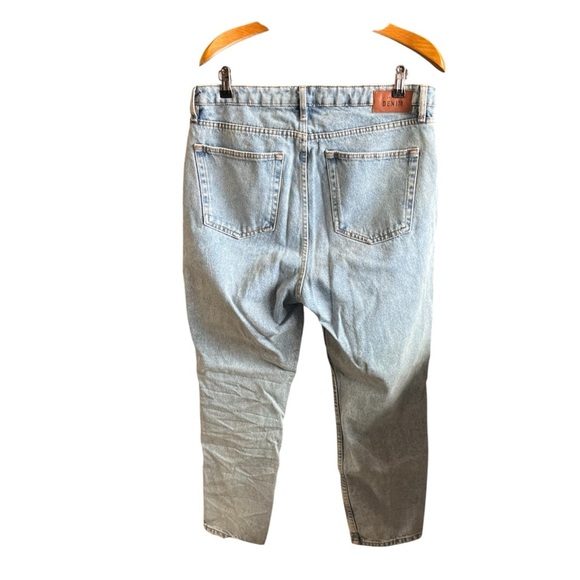 Sezane Light Blue Straight Leg Jeans 100% Cotton 35” - Picture 4 of 12